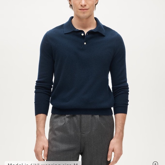 J.Crew Cashmere collared sweater-polo